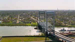 bridge over a canal leading into the Lower Ninth Ward neighborhood