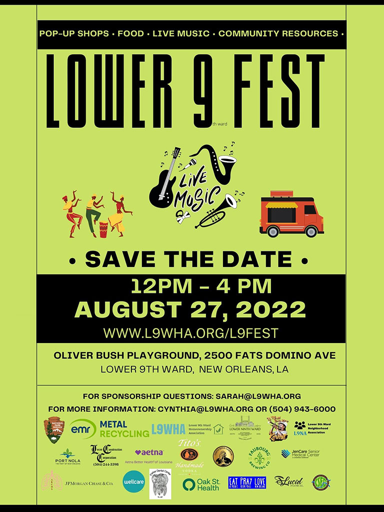 poster for the Lower 9 Fest